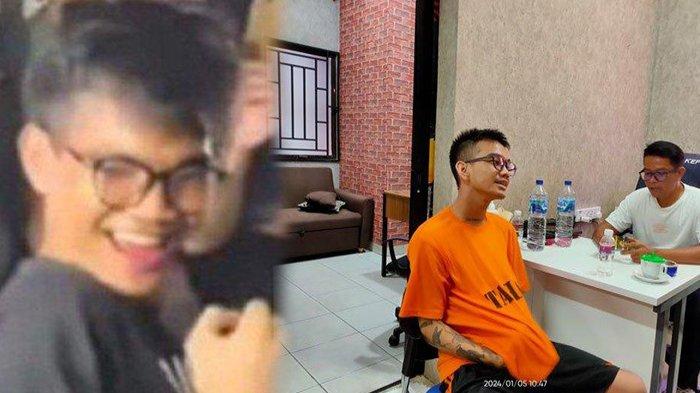 POTRET Satria Mahathir Cogil Pakai Baju Tahanan, Minta Maaf Usai Keroyok Anak Anggota Dewan