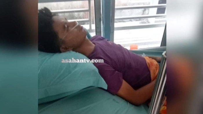 Pandu Brata Syahputra Siregar saat dirawat