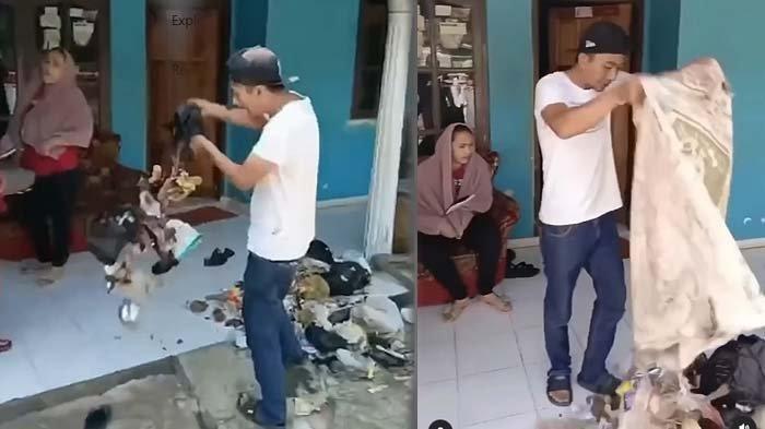 Pasrahnya Wanita Ini Warga Penuhi Teras Rumahnya dengan Sampah, Rupanya Gara-gara Buang Sembarangan