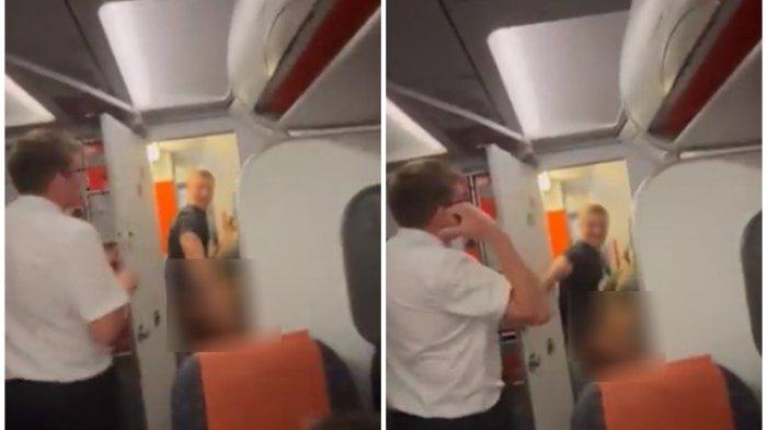Pasutri kepergok bercinta di toilet pesawat