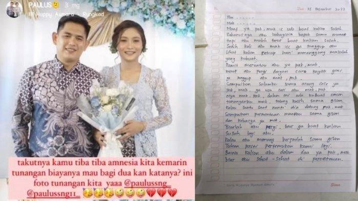 Paulus Marulitua Sinaga lelaki mokondo alias tak bermodal yang kini kabur meninggalkan tunangannya