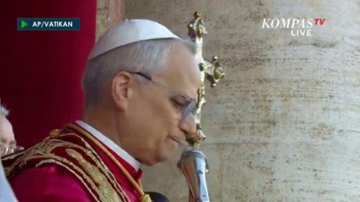 Robert Francis Prevost dari Amerika Serikat terpilih sebagai Uskup Roma atau Paus yang ke-267, Kamis (8/5/2025) waktu Roma. (Tangkapan Layar YouTube)