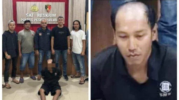 KASUS MUTILASI: Pelaku pembunuhan dan mutilasi bernama Bobi (34) ditangkap tim Reskrim Polres Pesisir Selatan, Polda Sumatera Barat, pada Minggu (6/4/2025), di salah satu rumah di Kenagarian Painan Utara, Kecamatan IV Jurai Kabupaten Pesisir Selatan, Sumbar. Pelaku telah dibawa ke Mapolres. (Istimewa)