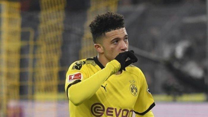 Pemain gelandang Borussia Dortmund Jadon Sancho