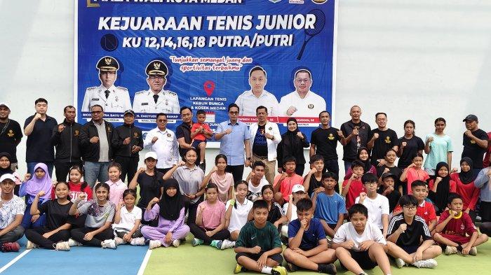 Kejuaraan Tenis Junior KU 2025 Berebut Piala Wali Kota Medan Resmi Dibuka