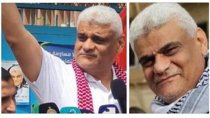 Pemimpin Hamas di Lebanon, Fatah Sharif Abu Al Amine bersama istri dan anaknya, tewas dalam serangan Israel, Senin (30/9/2024) dini hari. (AFP)