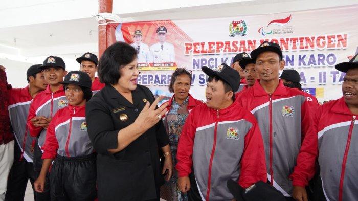 50 Atlet Disabilitas Asal Kabupaten Karo Dikirim Ikuti Pekan Paralimpik