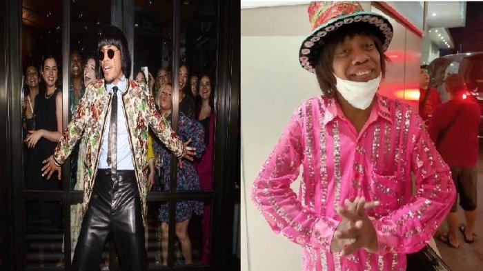 Penampilan Anderson Paak yang disebut-sebut sangat mirip dengan pesulap Pak Tarno saat hadiri Met Gala 2022).