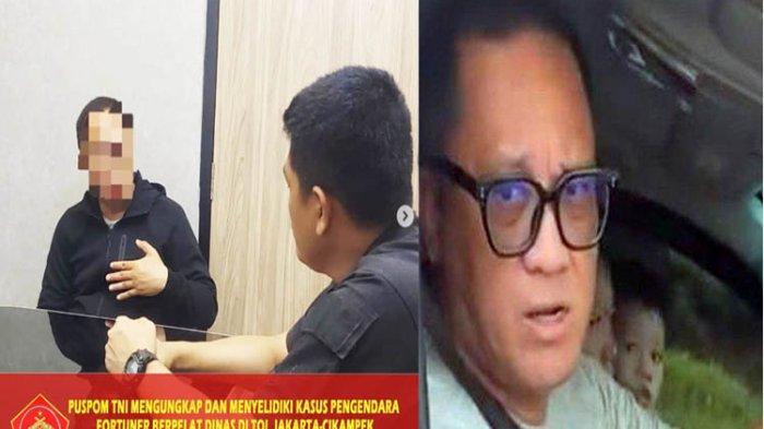 Pengendara Fortuner viral ditangkap gabungan TNI-Polri 