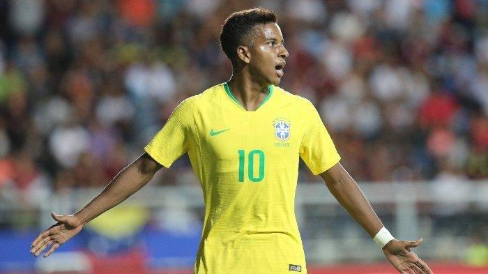 Penyerang Brasil Rodrygo Goes