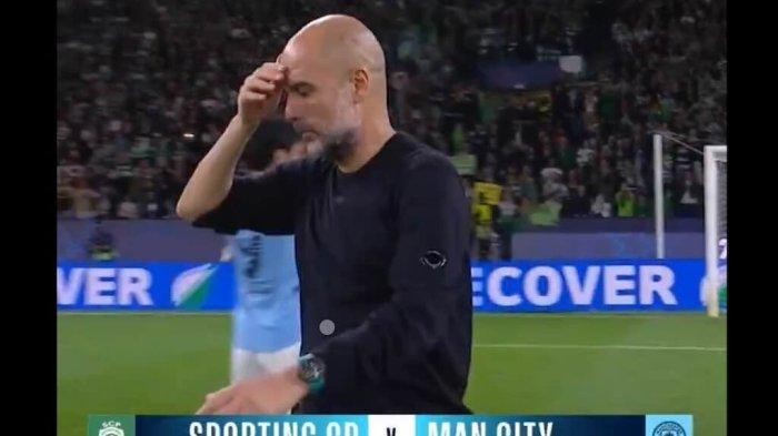Pelatih Manchester City, Pep Guardiola merenungi kekalahan tiga kali beruntun Man City baik di Liga Champions maupun Liga Inggris
