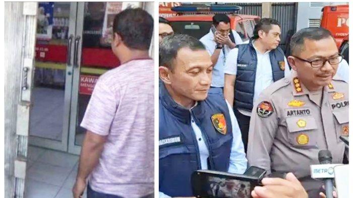 AKHIRNYA terungkap kasus perampokan yang terjadi pada Selasa 27 Februari 2024 lalu, sekitar pukul 22.30 WIB, di salah satu minimarket di Kecamatan Pati, Kabupaten Kudus, Provinsi Jateng. Dalam peristiwa ini, pelaku berhasil menggasak uang tunai sebanyak Rp13 juta. Setelah setahun lamanya kasus, kini terungkap pelaku perampokan. Ternyata dua orang pelaku. Mirisnya, satu di antara pelaku merupakan anggota polisi bernama Rifki Sarandi (30). (Istimewa)