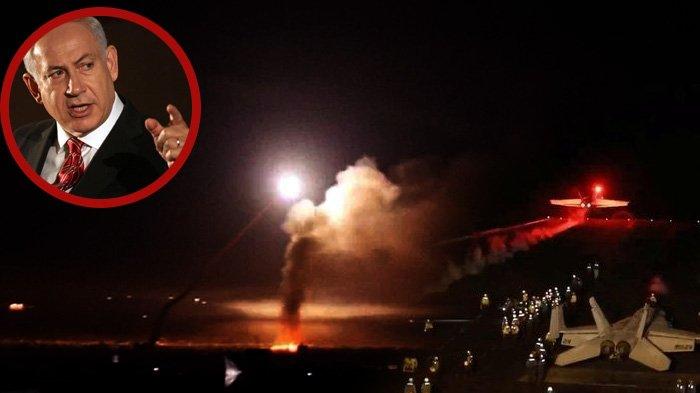 Perdana Menteri Benjamin Netanyahu peringatkan Iran, sekali serangan bisa tembus pangkalan udara militer Iran, Jumat (19/4/2024) dini hari. (x)