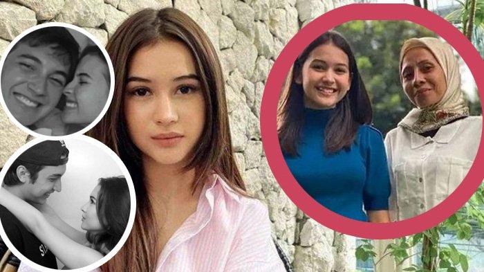 Perseteruan artis Sandrinna Michelle dengan ibunda, Purwanti Skornicki. (kiri) FOto Junior Roberts pamer kemesraan dengan Sandrinna Michelle. (Kolase Instagram @juniorrobertss/ @sandrinna_11 dan TikTok @juju_sand_)