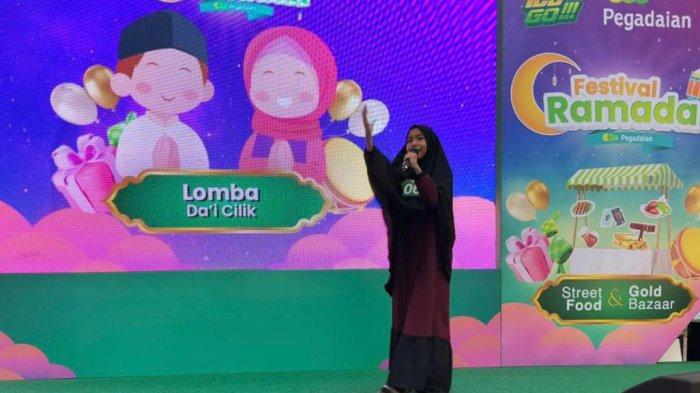 Peserta kompetisi ceramah agama yang diadakan Pegadaian