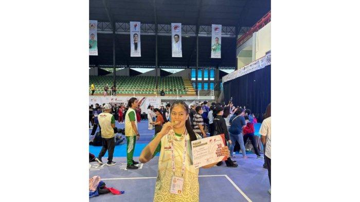 Emas Kejurnas Jadi Kado Ulang Tahun Terindah untuk Elsanda Sitio