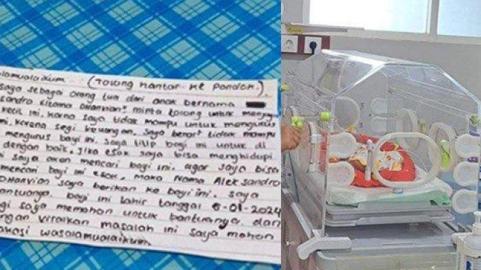 Pilu kondisi bayi yang dibuang dalam kardus di Banyuwangi.