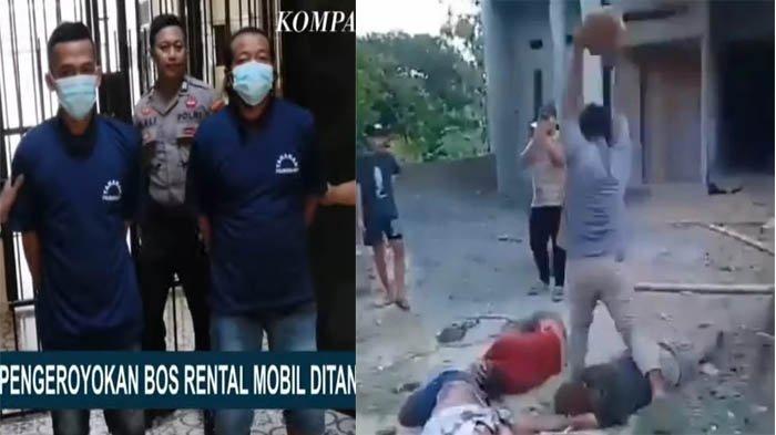 Polisi telah menangkap tiga tersangka pengeroyokan bos mobil rental hingga berujung tewas. Bos rental mobil Burhanis tewas dikeroyok setelah menarik mobilnya yang digelapkan penyewa. 