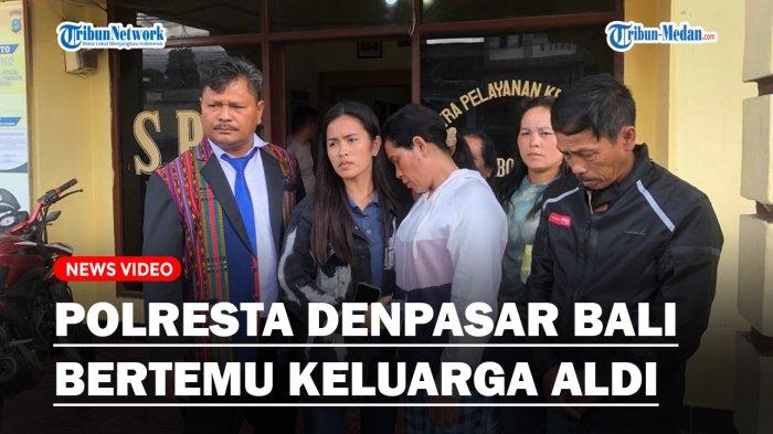 Polresta Denpasar Bali terjun ke Tapanuli Utara bertemu keluarga almarhum Aldi Sahilatua Nababan pada Senin (27/11/2023).