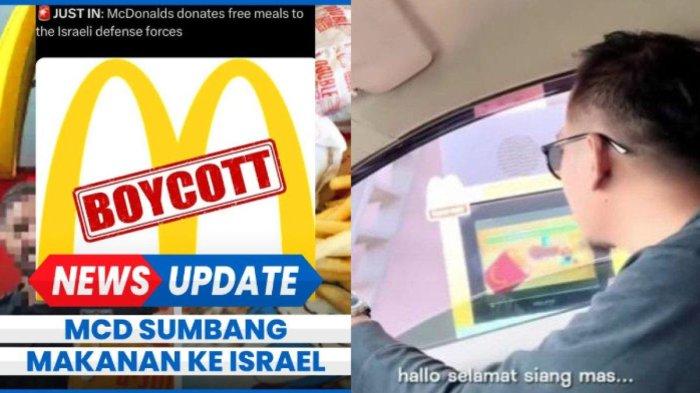 Aksi seorang pengendara mobil melakukan prank saat memesan makanan di McD