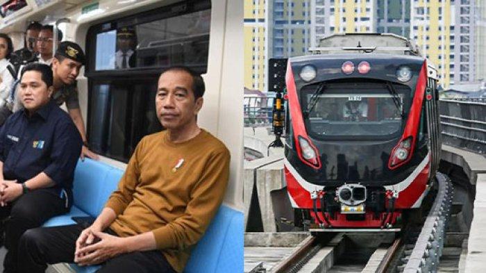 Presiden Joko Widodo nekat mencoba kembali light rail transit (LRT) di tengah isunya yang salah design.