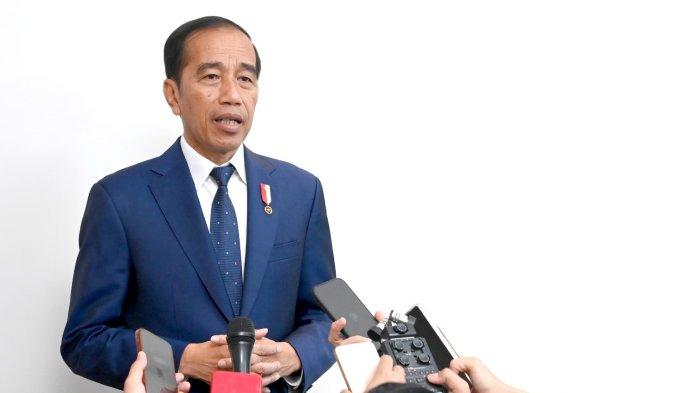 Presiden Jokowi memberikan keterangan pers pada Jumat (20/10/2023). (BPMI Setpres/Muchlis Jr)