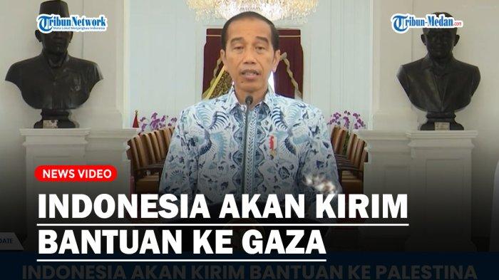 Presiden Jokowi sampaikan bantuan kemanusiaan untuk warga Gaza