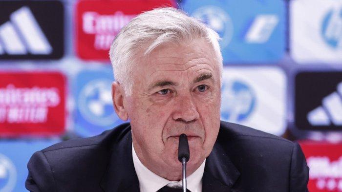 Pelatih Real Madrid, Carlo Ancelotti mengaku bahagia usai Los Blancos menang besar dari Sevilla di Liga Spanyol 2024-2025