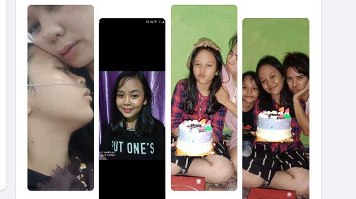 Semasa hidup Puji Sagala bersama adik-adiknya di Kecamatan Pancur Batu, Deliserdang, Sumatera Utara. (FB)