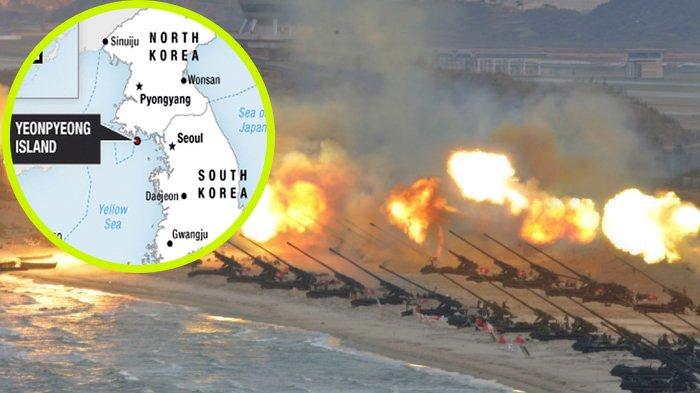 Pulau Yeonpyeong: Korea Utara verus Korea Selatan semakin memanas di pulau yang disengketakan. Bahkan, Korea Selatan (Koresel) saat ini telah mengevakuasi penduduk dari perbatasan Pulau Yeonpyeong yang disengketakan dengan Korut tersebut. Dalam kondisi ketegangan ini, Korea Utara telah menembakkan 200 peluru artileri ke perairan dekat perbatasan laut barat yang disengketakan, Jumat (5/1/2023). (KCNA)