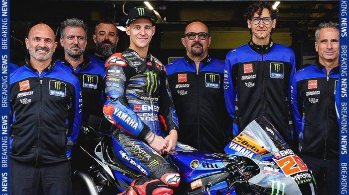 Pebalap Fabio Quartararo bertahan dengan Yamaha selama dua tahun dan menerima gaji fantastis.