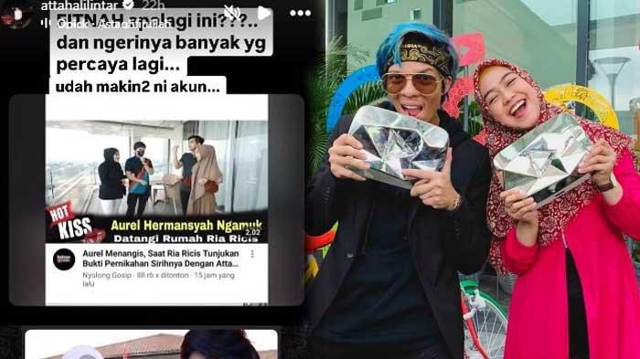 REAKSI Atta Halilintar Diisukan Nikah Siri dengan Ria Ricis Hingga Digugat Cerai Aurel: Apalagi Ini