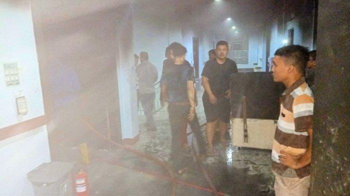 RSU Patar Asih Deli Serdang terbakar.