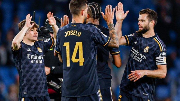 Hasil Liga Spanyol tadi malam, Real Madrid selangkah juara LaLiga setelah mengalahkan Real Sociedad pada pekan 33, Jumat (26/4/2024) waktu setempat atau Sabtu (27/4/2024) dini hari WIB.