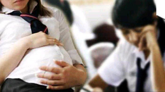 Ilutrasi siswi SMA hamil