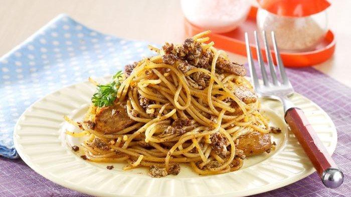 Pasta Rendang Resep Spageti Goreng Rendang dan Cara Membuatnya - Tribun-medan.com