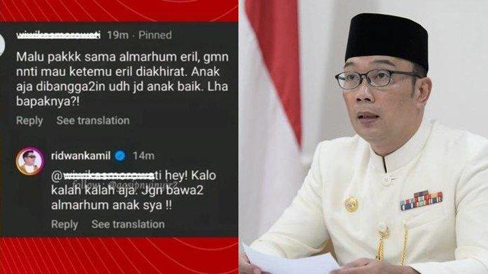 Ridwan Kamil Ngamuk! Emosi Netizen Bawa-bawa Nama Eril saat Komen Unggahannya Soal Hasil Quick Count