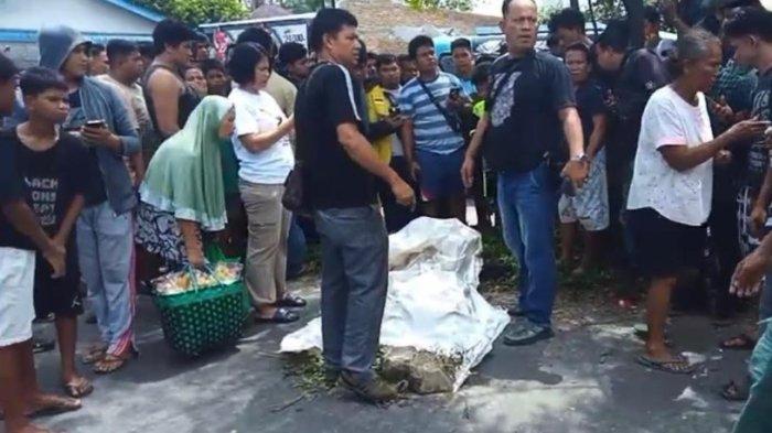 TEWAS SAAT DIJAMBRET: Rindy Liviani tewas usai menabrak median jalan di Jalan Sisingamangaraja Kota Pematangsiantar, Senin (9/6/2025)