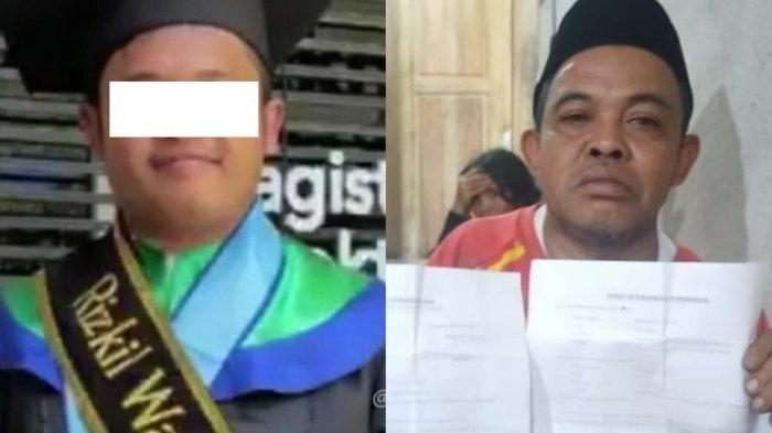 ASN AKHIRI HIDUP - Rizkil Watoni ASN di Lombok Utara, NTB akhiri hidup diduga depresi usai diperas polisi terkait kasus pencurian HP (kiri). Nasruddin, ayah Rizkil Watoni (kanan) saat menunjukkan surat perjanjian damai dalam kasus dugaan pencurian HP usai mediasi di Polsek Kayangan, Senin (18/3/2025). - Kisah tragis Rizkil Watoni mengakhiri hidup pada Senin (17/3/2025), diduga depresi buntut ditekan oknum Polsek Kayangan terkait kasus salah ambil HP.