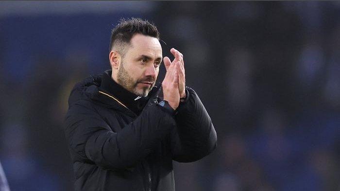 Pelatih Brighton & Hove Albion, Roberto De Zerbi, disebut-sebut menjadi salah satu kandidat juru taktik AC Milan musim depan.