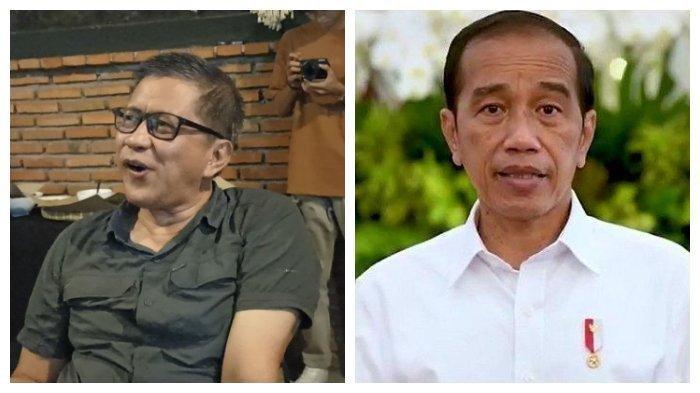 POLEMIK IJAZAH JOKOWI - Kolase Foto: Rocky Gerung dan Presiden RI ke-7 Joko Widodo atau Jokowi. Mengenai hal ini, Pengamat politik, Rocky Gerung, mengklaim bahwa kubu Jokowi mulai gugup karena satu per satu mulai terbongkar.