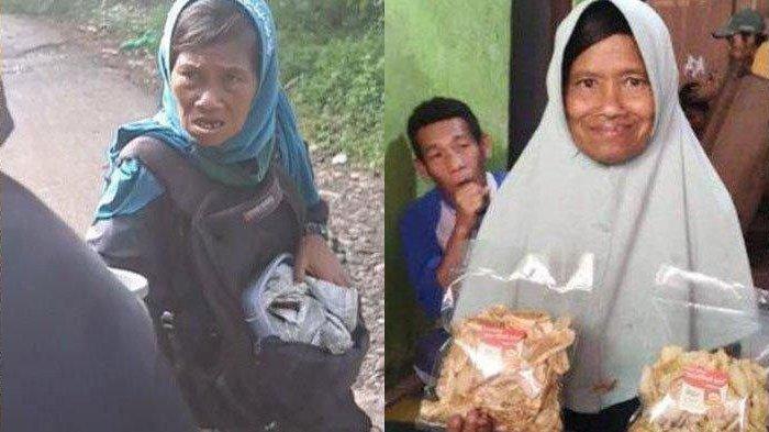 SEMPAT Viral, Baliah Pengemis 'A Kasian A' Kini Diberi Bantuan Buka Usaha Keripik, Suami Ternak Ayam