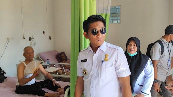 SIDAK RUMAH SAKIT - Wakil Wali Kota Binjai, Hasanul Jihadi saat melakukan sidak ke RSUD Djoelham Kota Binjai. Pasalnya ia mendapat laporan soal pelayanan dan fasilitas yang buruk, Rabu (12/3/2025). 