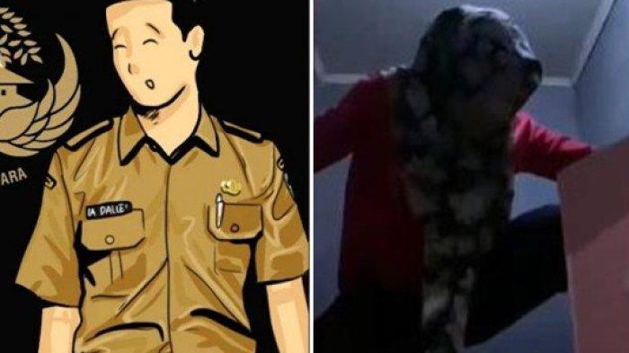 SOSOK ASN Selingkuhan Istri Polisi di Jeneponto, Videonya Digrebek Viral, Nekat Panjat Plafon
