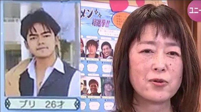 Seorang pemagang bidang perikanan, Bri (26) mendapat penghargaan khusus sebagai Ikemen Perikanan Koperasi Perikanan Nango di Kota Nichinan, Prefektur Miyazaki, Jepang, Sabtu (13/1/2024). (kanan) Direktur Nichinan City Nango Fisheries Association Women's Division, Akemi Sakimura (MRT).