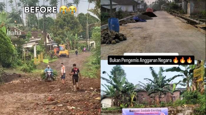 SOSOK Ferry, Tukang Bakso Bangun Jalan Desa di Malang Pakai Uang Pribadi, Ogah Disorot Kamera