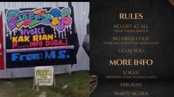 SOSOK Ka Rian Rayakan Perceraian Meriah di Kediri, Bak Mini Konser, Tamu Dilarang Bawa Amplop