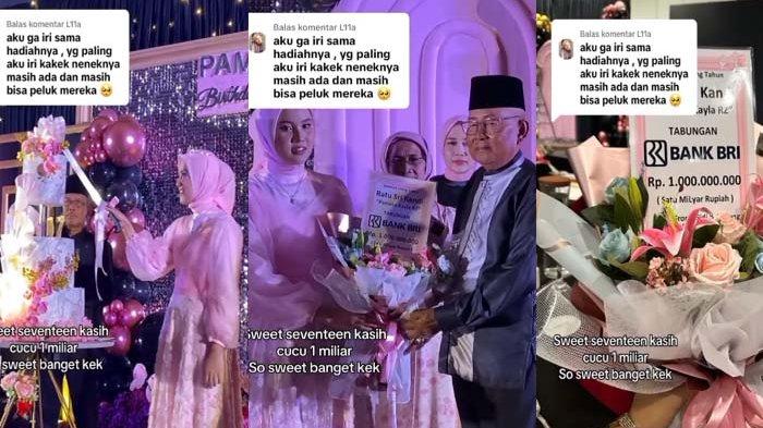 SOSOK Pamela Kayla RZ, Viral Dihadiahi Kakek Rp1 M Saat Ultah ke 17, Pesta Mewah Bertabur Saweran
