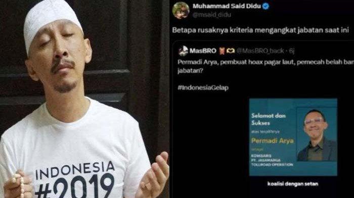 Pegiat media sosial Permadi Arya atau Permadi Aktivis atau yang dikenal dengan Abu Janda. Ia buka suara soal kabar yang menyebut dirinya diangkat sebagai Komisaris PT Jasamarga Toll Road Operation (JMTO), anak usaha BUMN PT Jasamarga (Persero).