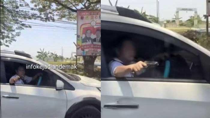 SOSOK Pria Tembaki Mobil Pajero Pengendara Lain di Demak, Emosi tak Bisa Menyalip, Pelaku Kabur